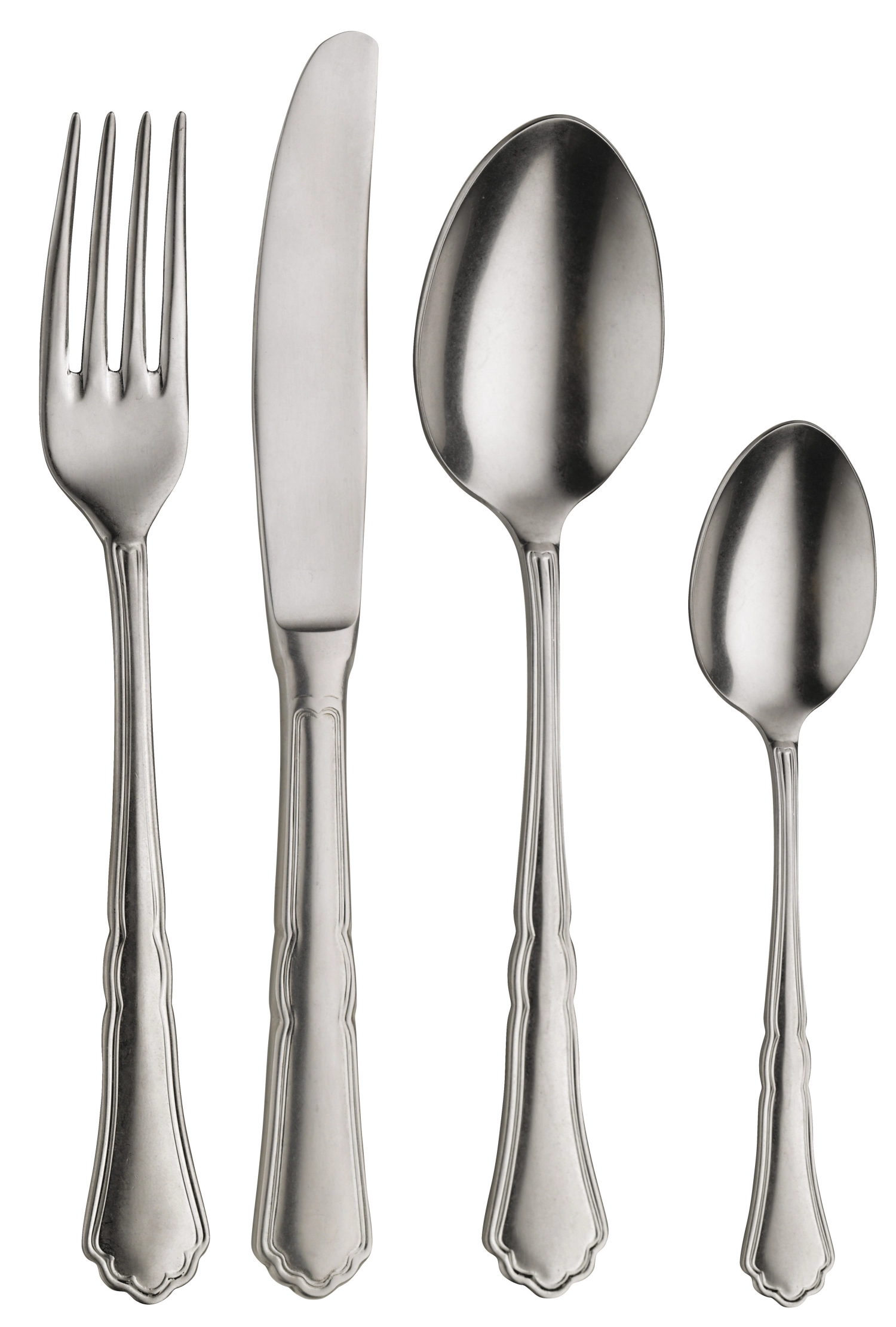 24pcs. Set de couverts Settecento Stone Washed