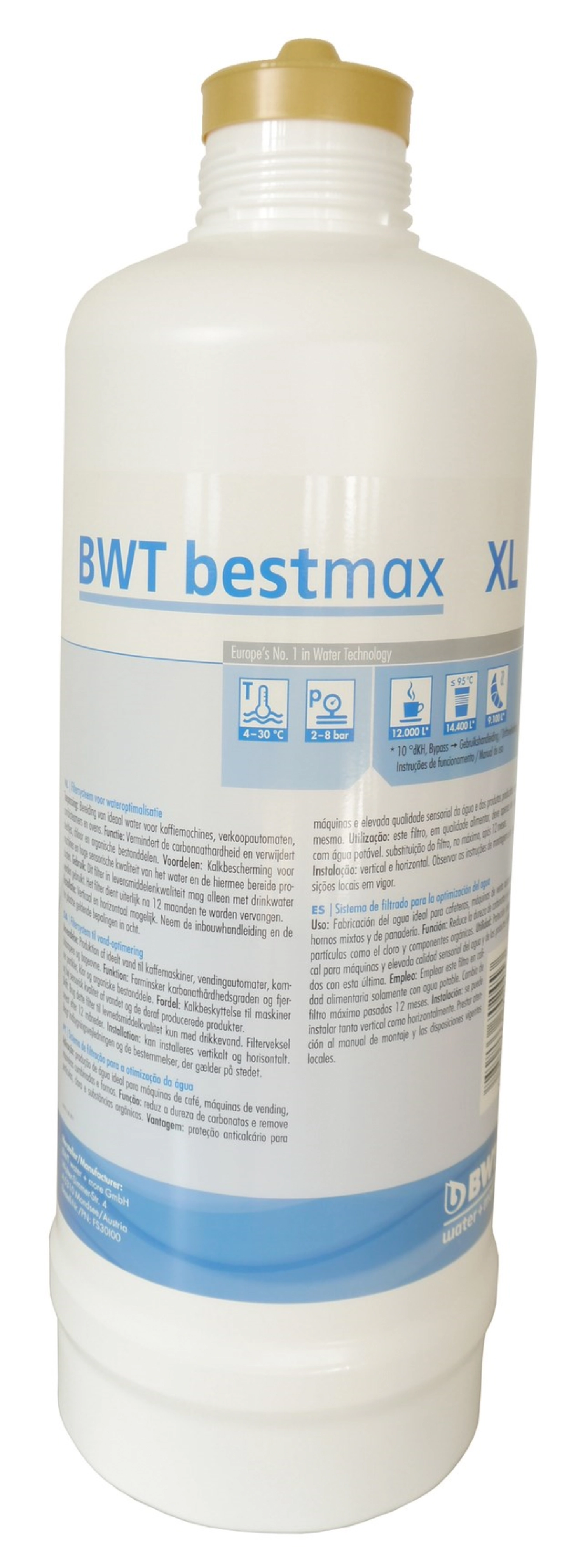 Cartouches de rechange p. le détartrant BestMax XL