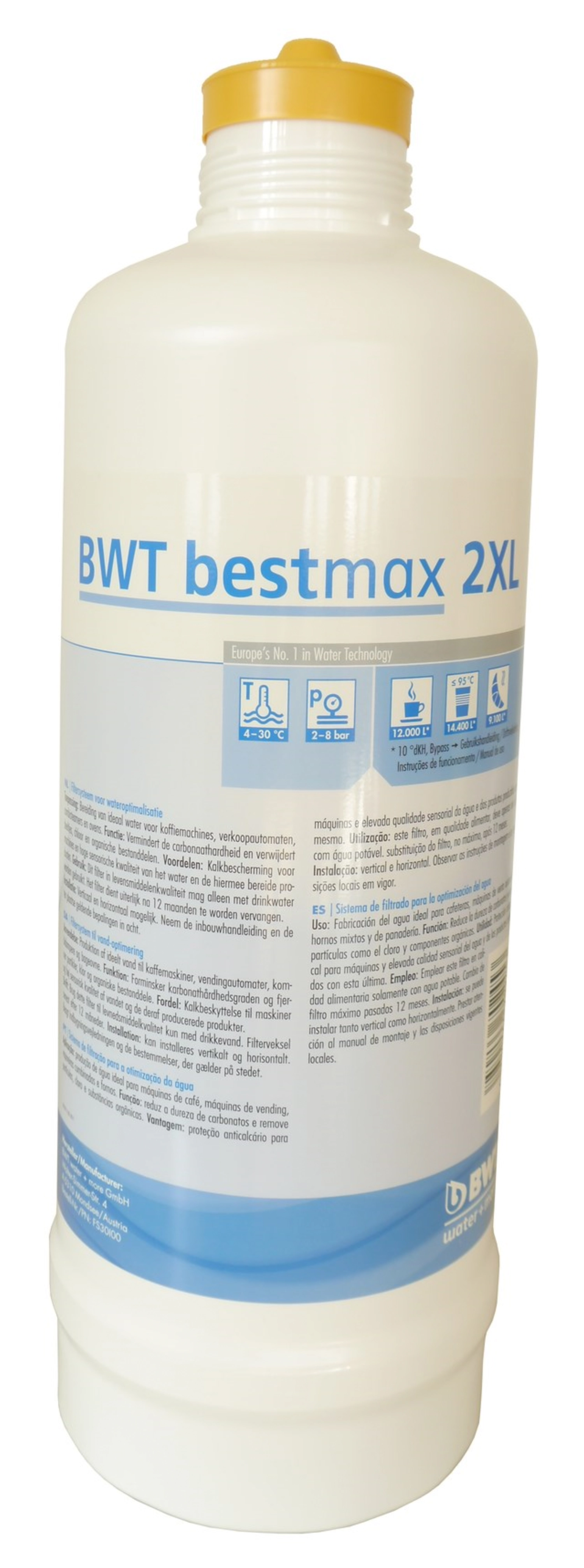 Cartouches de rechange p. détartreur BestMax XXL