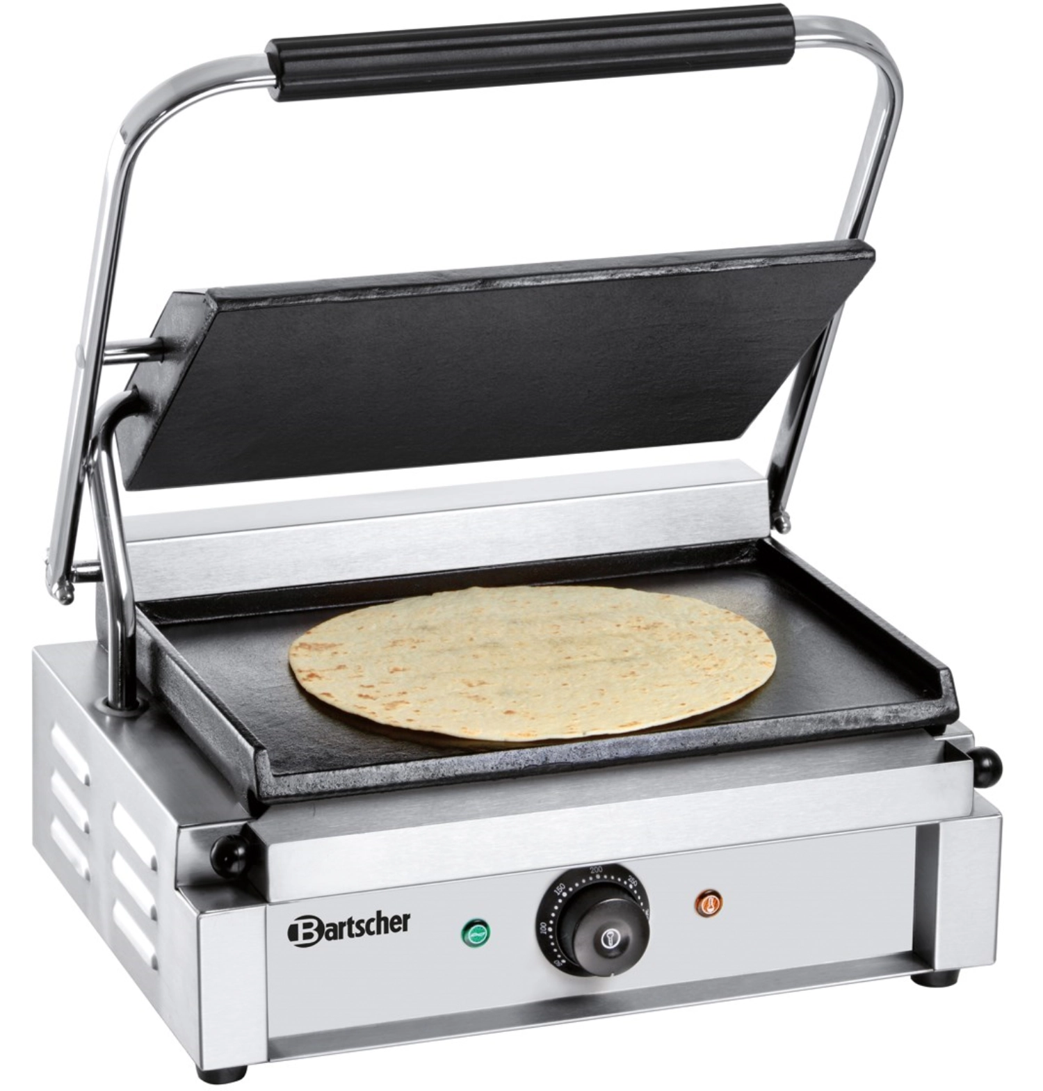 Gril électrique de contact Panini, plaques lisses, 410x370x2