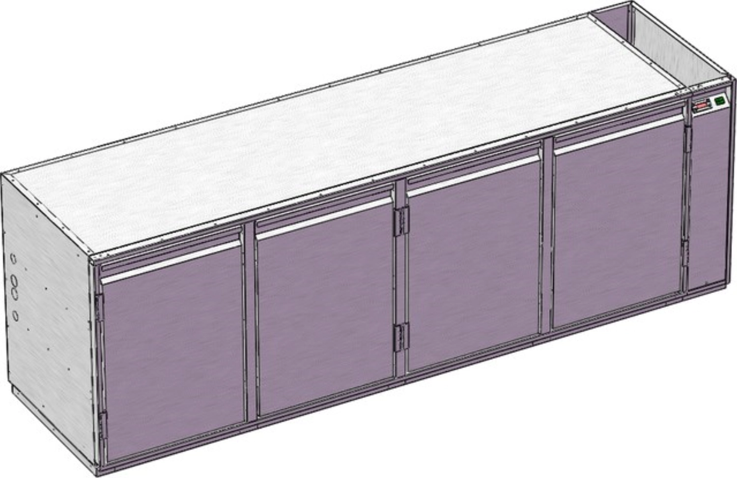 Barkühlunterbau Umluftgekühlt