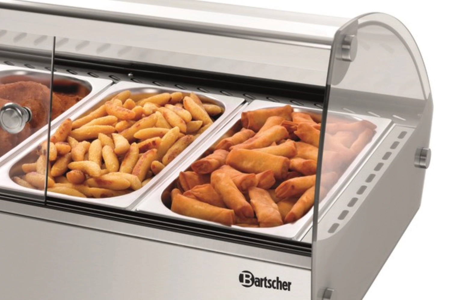 Vitrine chaude à poser 6x GN 1/3