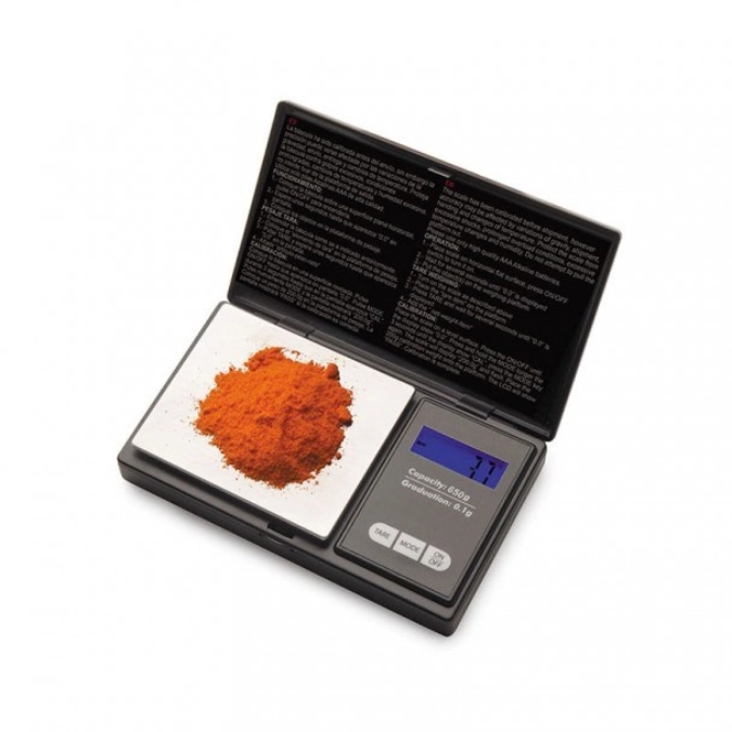 Präzisions Taschenwaage 650g, 0.1g Teilung