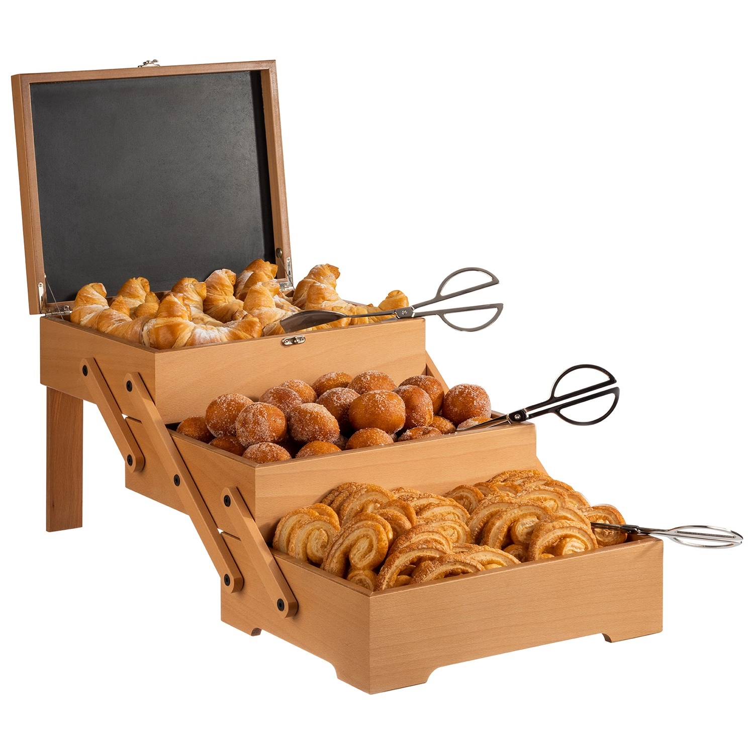 Buffetbox Sewing Basket, 37x29cm H28cm, Eichenholz