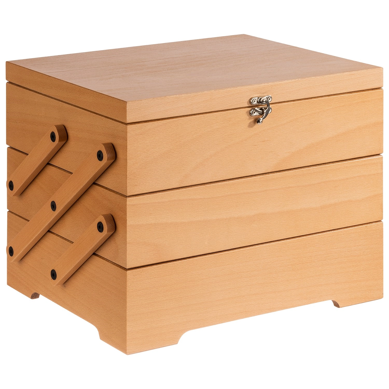 Buffetbox Sewing Basket, 37x29cm H28cm, Eichenholz