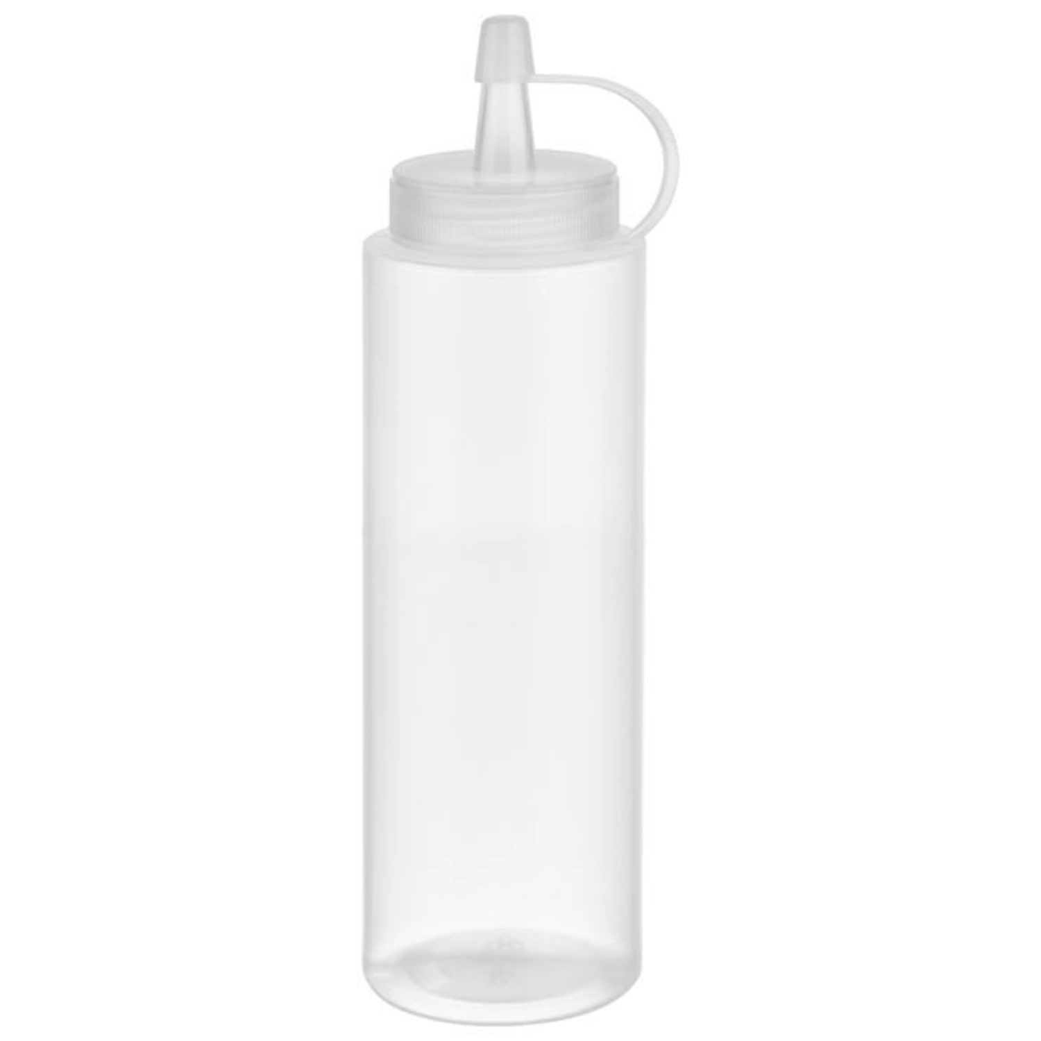 Lot de 6 flacons à écraser, H20cm, 490ml, transparent