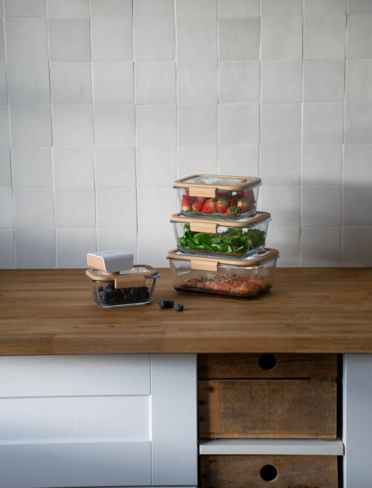 5x boîtes à conservatin sous vide avec pompe à vide