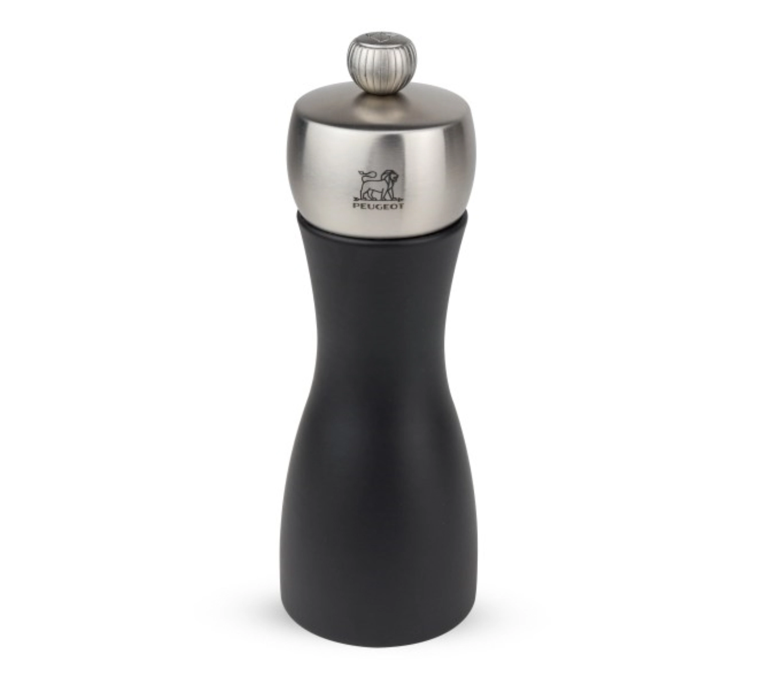 Fidji ms 15cm inox/noir mat