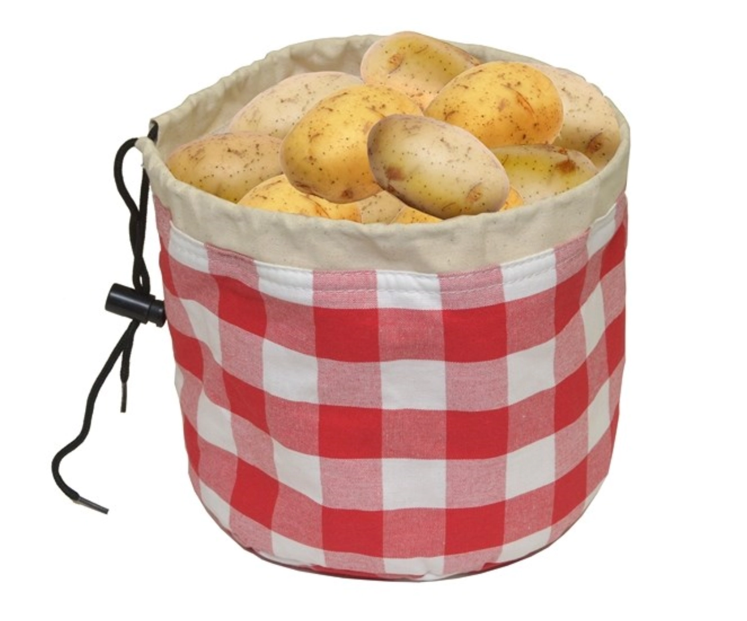 Sac patates rge vichy 19x21cm