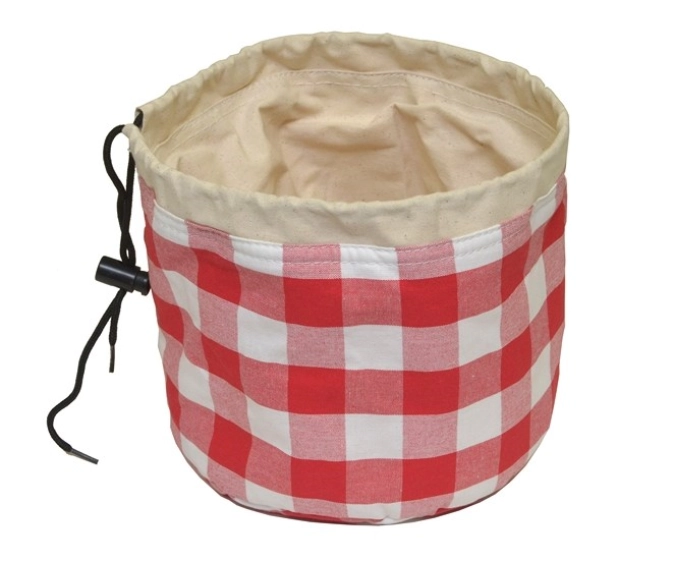 Sac patates rge vichy 19x21cm