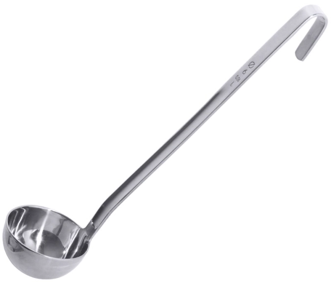 Schöpfkelle tiefe Form Ø 16cm Länge Stiel 47cm
