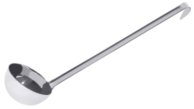 Schöpfkelle Ø 12cm Länge Stiel 28cm, leichte Qualität