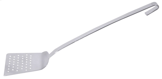 Pelle à casseroles, perforée manche court 26 cm