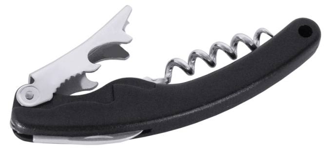 Tire-bouchon sommelier a. poignée noire