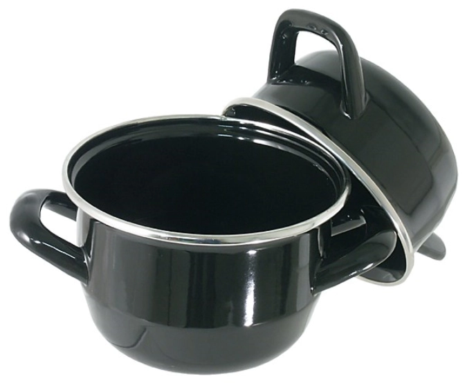 Pot à coquillages 12 cm, émaillé