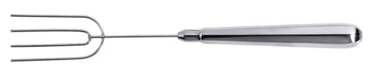 Fourchette à pralines 4 ZINKEN 21cm, en acier inoxydable