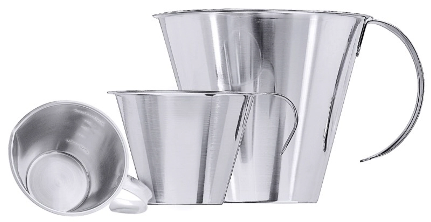 Gobelet gradué sans pied 0.25 l