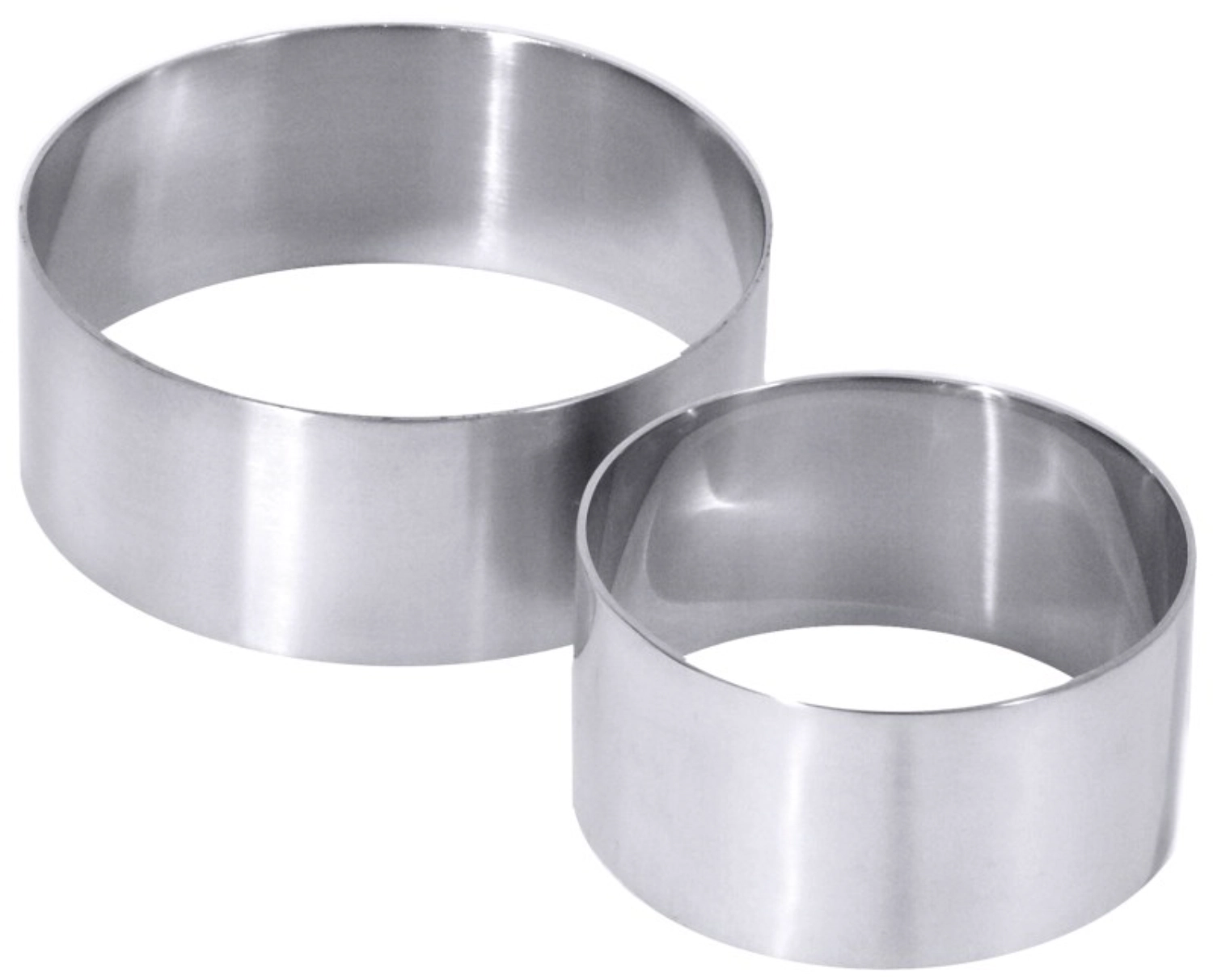 Moule à mousse 9 cm, set de 2 pièces, hauteur 3.5 cm