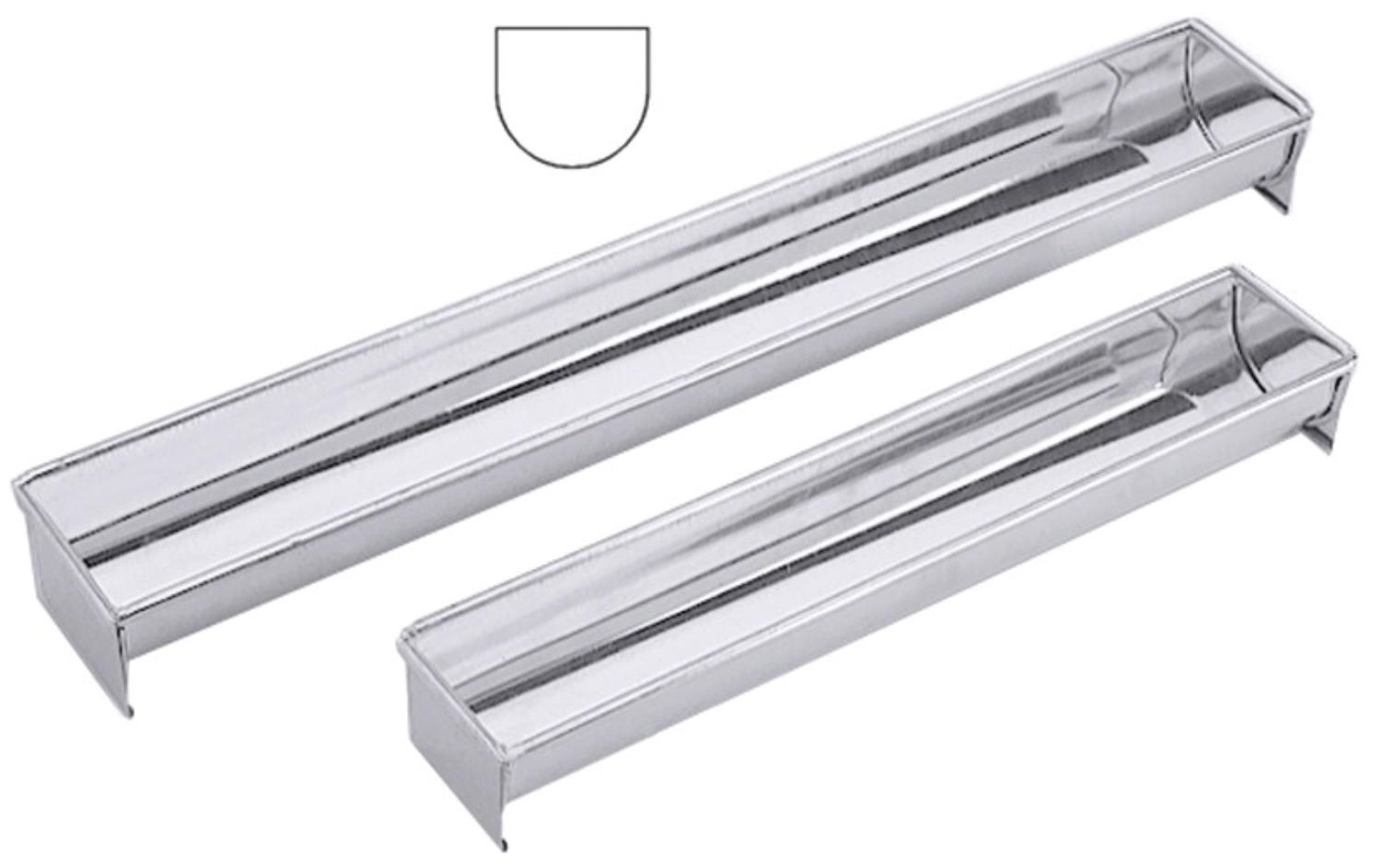 Moule à terrine 50 cm, 8 cm de large