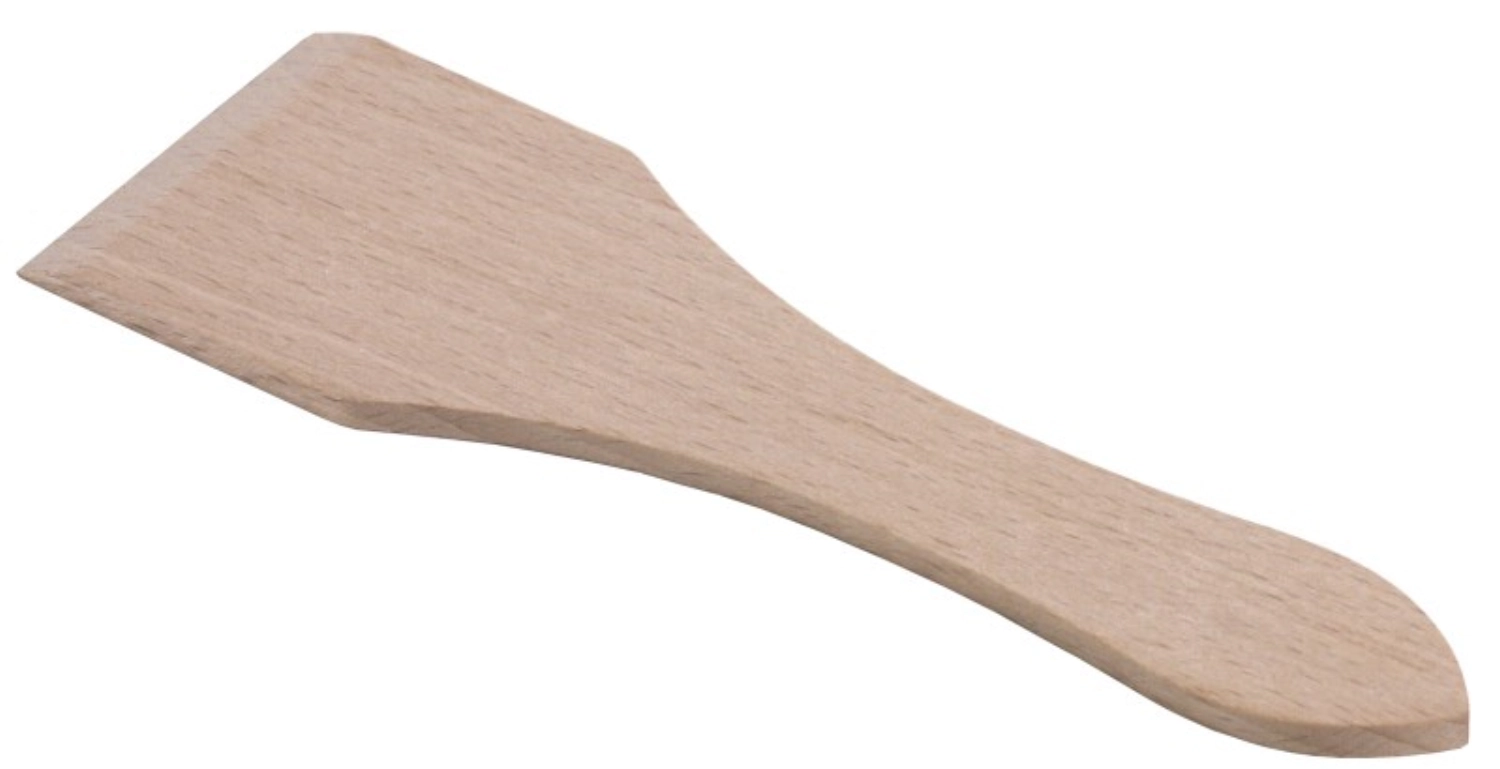 Spatule à raclette 13x4cm, bois de hêtre