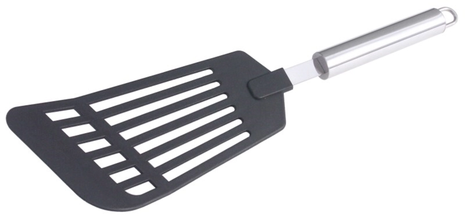 Spatule 17x8cm L : 32 cm Nylon a. manche inox