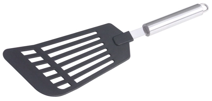 Spatule 17x8cm L : 32 cm Nylon a. manche inox