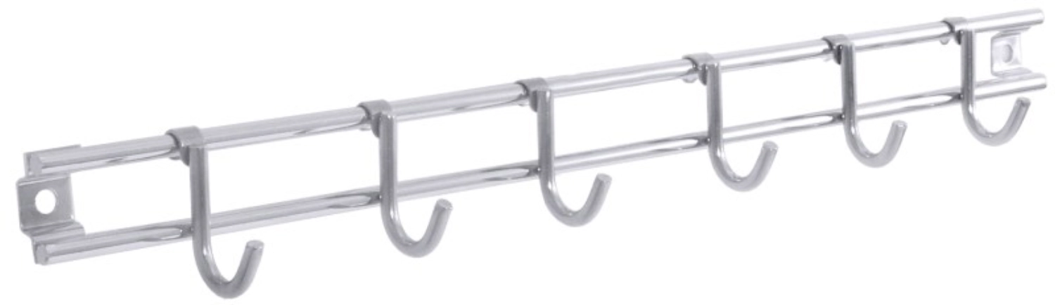 Hängeleiste mit 10 Haken (verschiebbar) L: 70 cm
