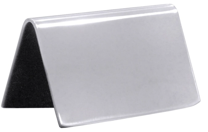 Plaque brillante 65x40 mm, neutre sans impression