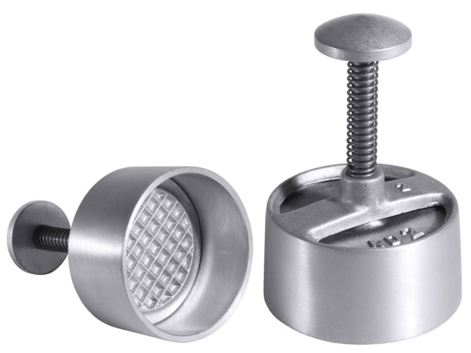 Hackfleischpresse D: 10cm H: 4cm - Portionsgrösse 275gr.