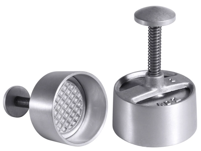 Hackfleischpresse D: 10cm H: 4cm - Portionsgrösse 275gr.