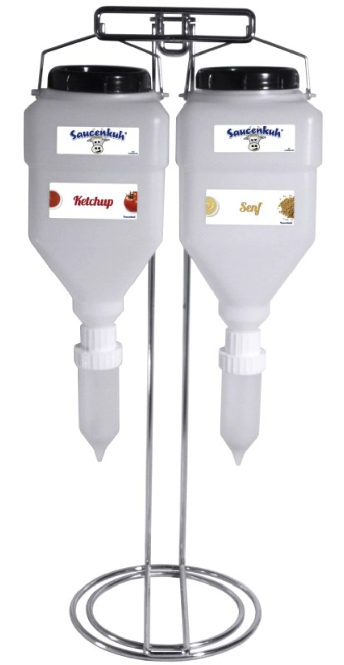 Dispensersystem Saucenkuh DUO, mit 2 Behälter à 5.5 lt.
