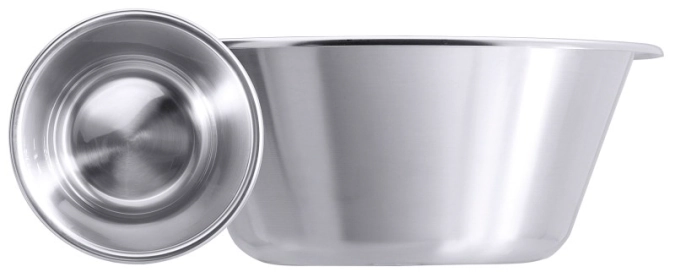 Bol conique plat, gradué 5 lt.