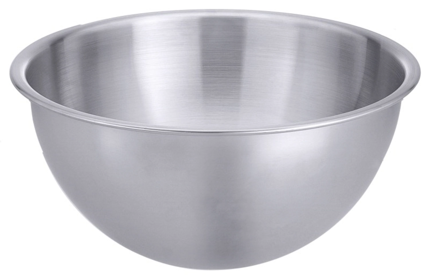 Mixerschüssel 24cm halbkugelförmig mit flachem Boden
