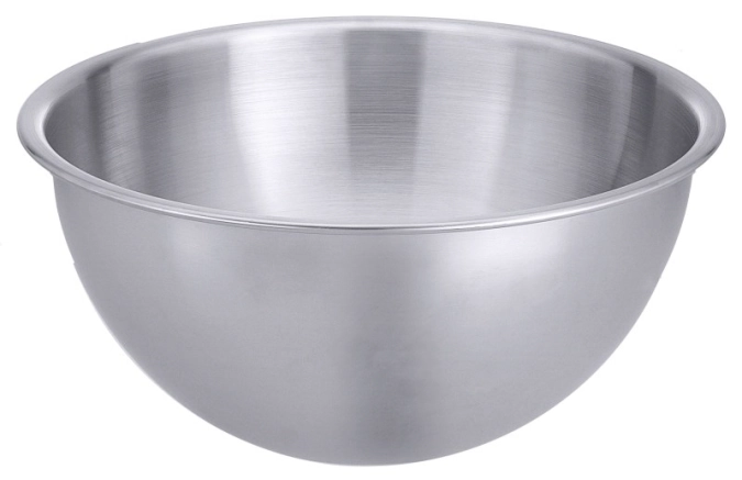 Bol mixeur 45cm hémisphérique a. fond plat