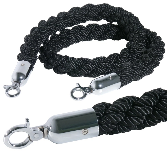 Corde de délimitation, noir 150cm