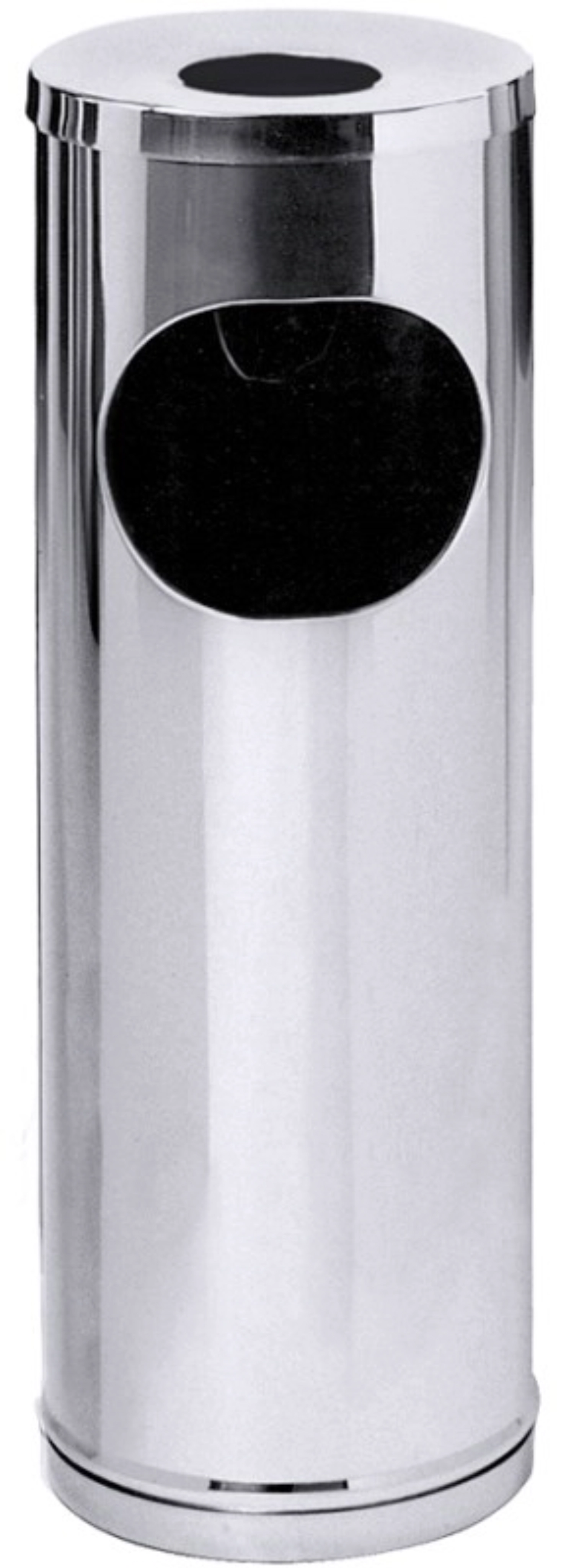 Cendrier sur pied avec corbeille à papier H : 58cm (non inox