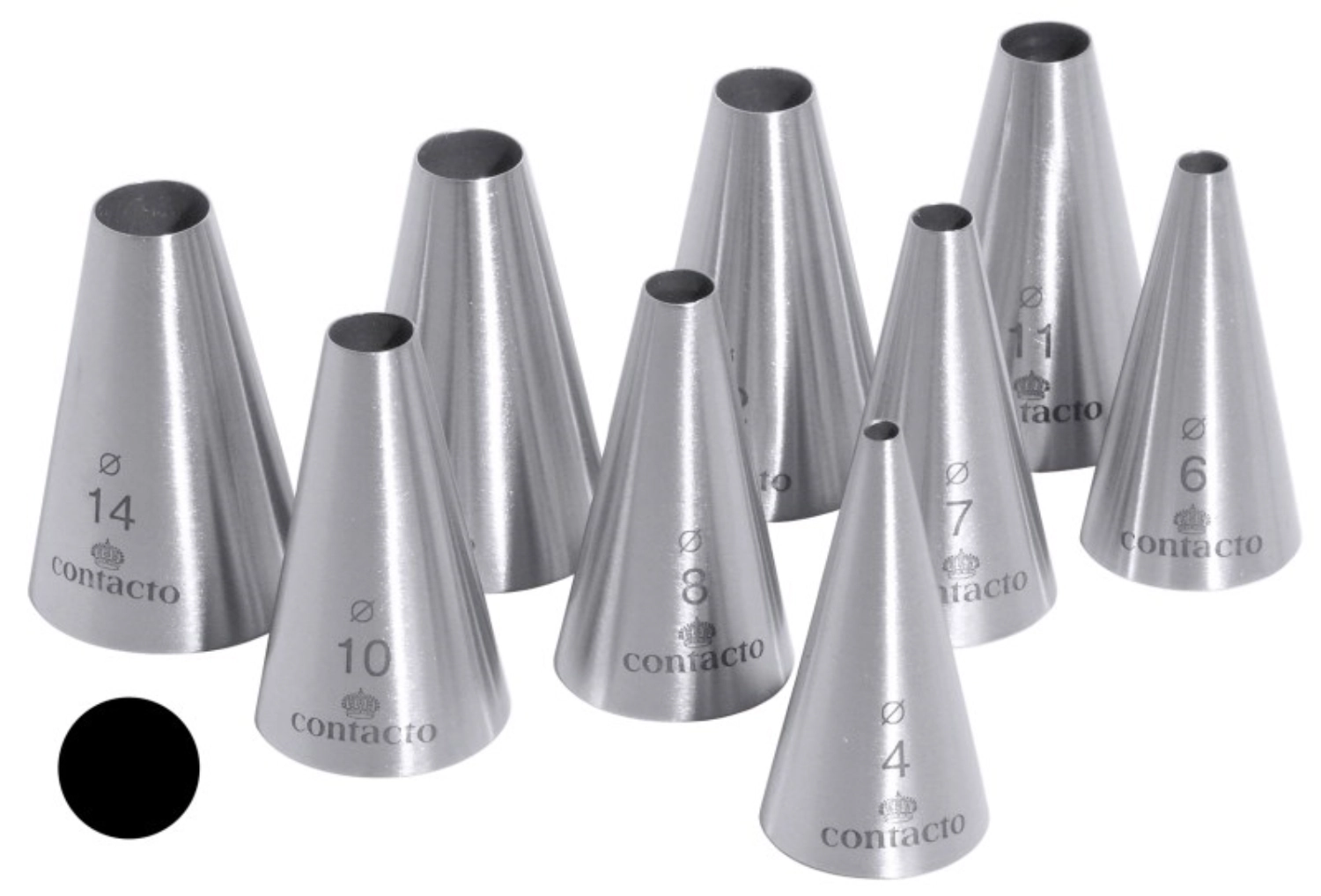 Jeu de 9 tubes perforés