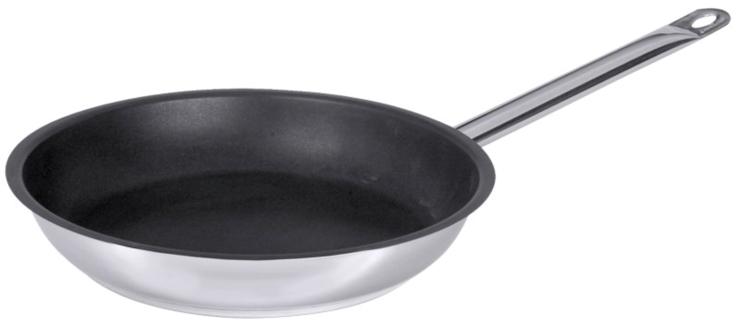 Antihaft-Bratpfanne 24 cm aus Edelstahl mit Eclipsebeschicht