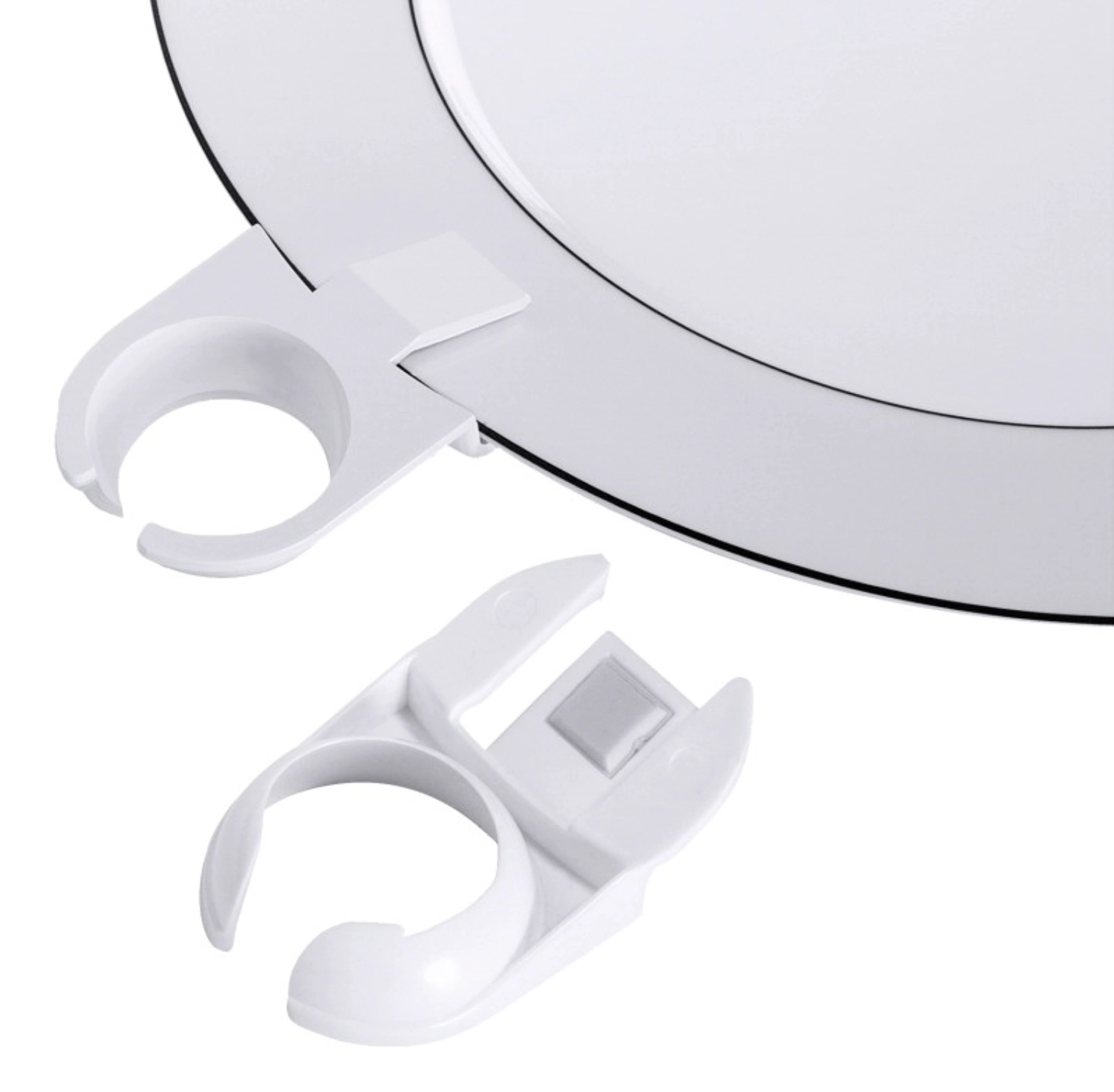 Porte-verres/clip p. assiettes