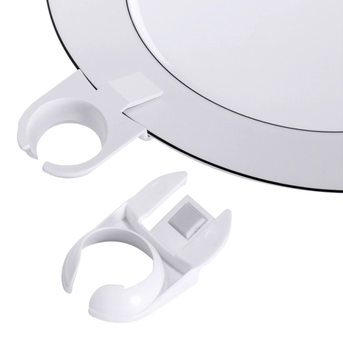 Porte-verres/clip p. assiettes