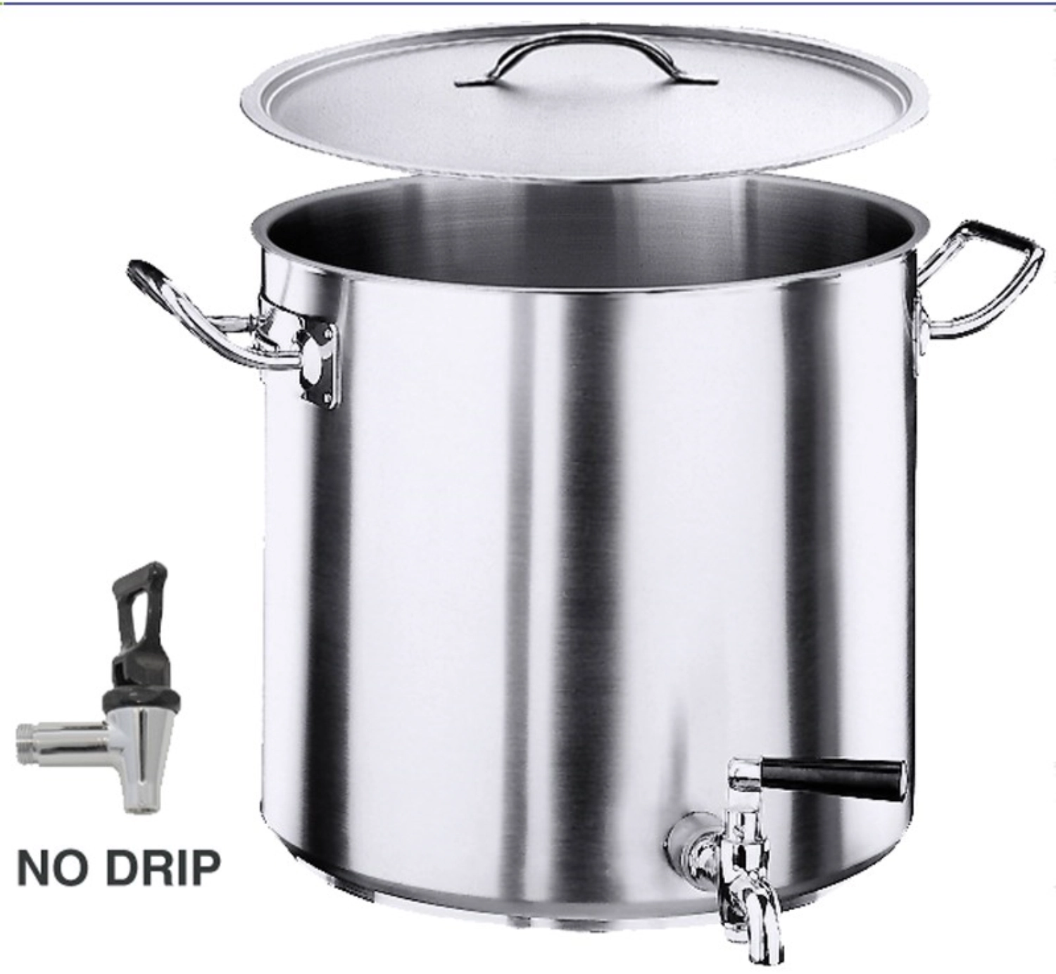 Cuiseur de pommes de terre 45cm 70 lt. avec robinet et couve