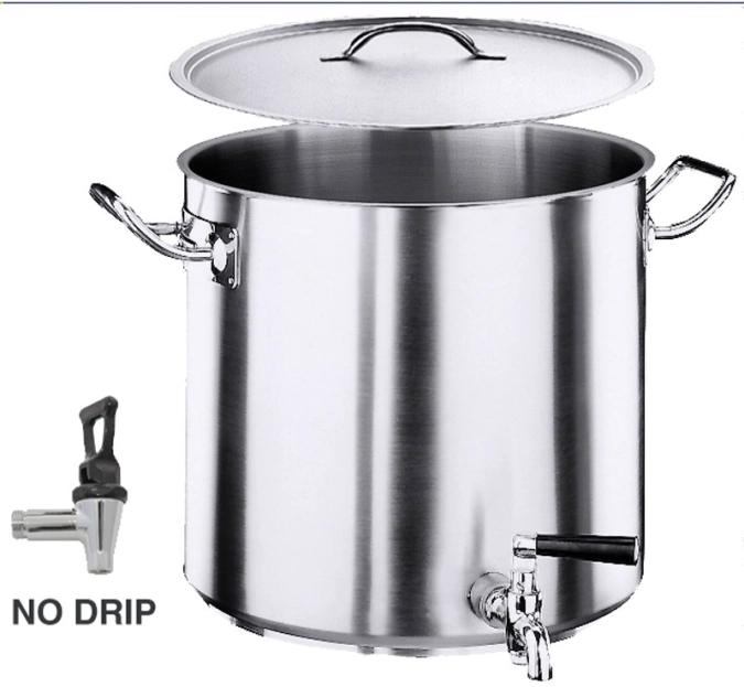 Cuiseur de pommes de terre 45cm 70 lt. avec robinet et couve