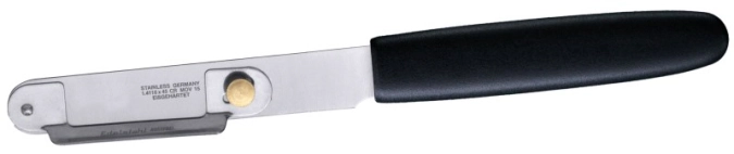 Couteau à éplucher les asperges a. manche noir