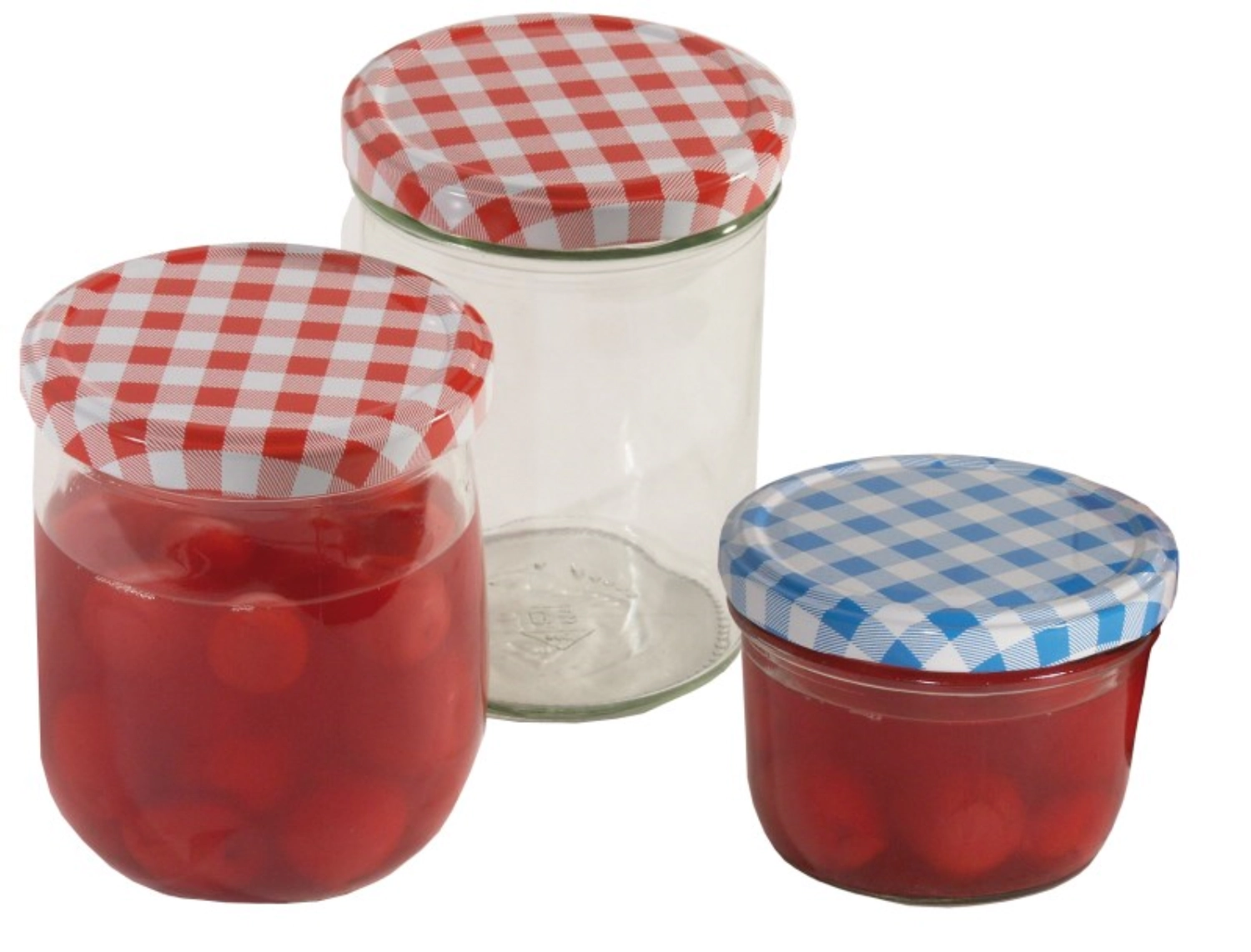 Einkochglas 350 ml mit Deckel, 6-er Set