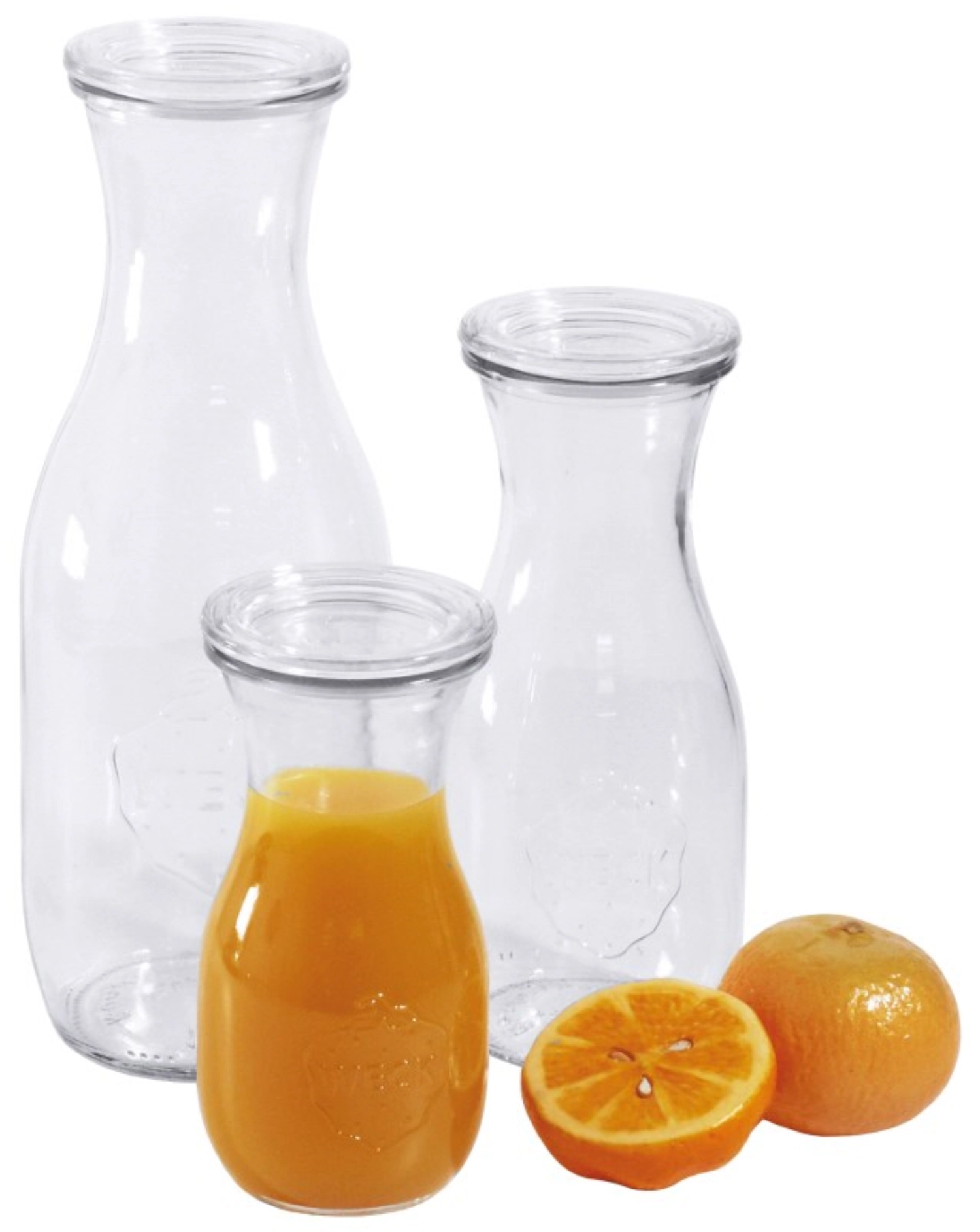 Bouteille de jus en verre 1/2 l, carton de 6 bouteilles