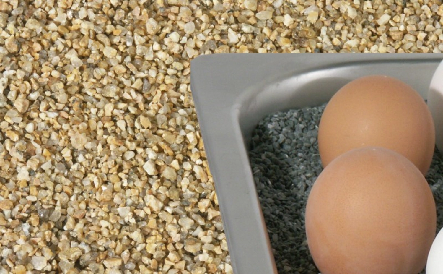 Wärmesand Granitsplitt 7 kg, gelb