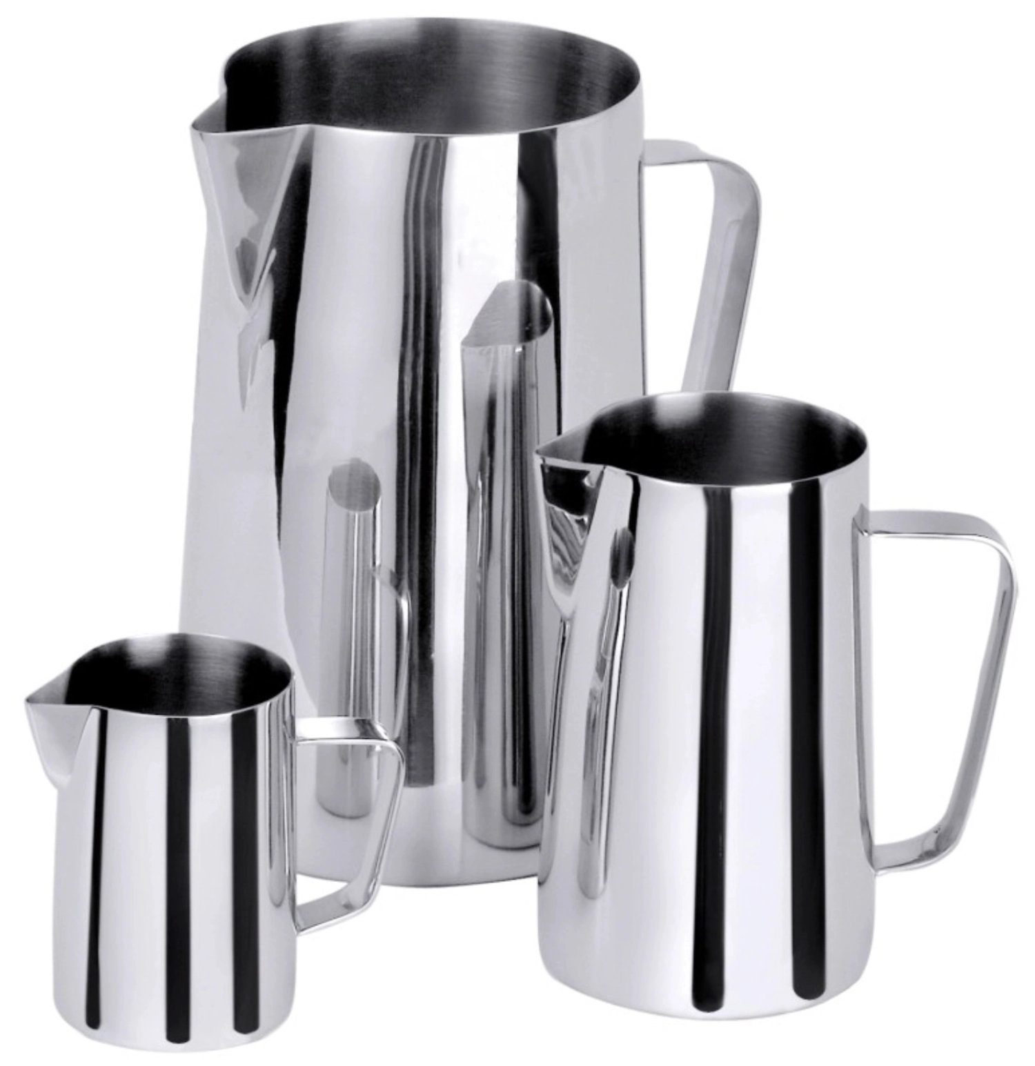 Milch u. Wasserkanne 18/10, 23cm, 3l