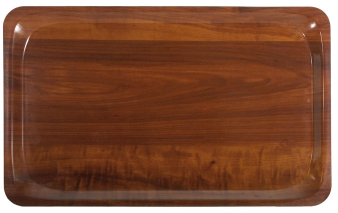 Plateau, GN 1/1, décor noyer 53 x 32,5 cm