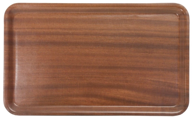 Plateau GN 1/1 couleur acajou