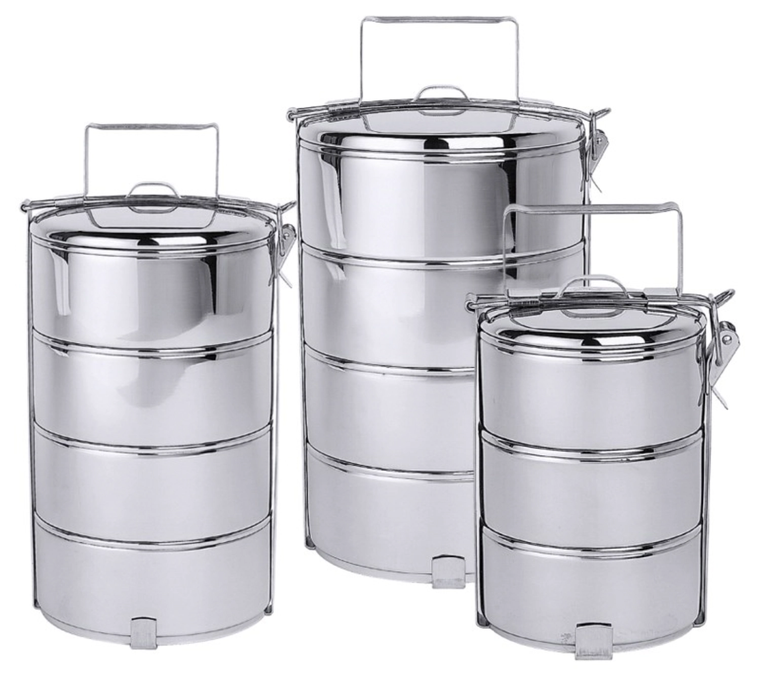 Porte-repas à étages 4 pièces,16 cm